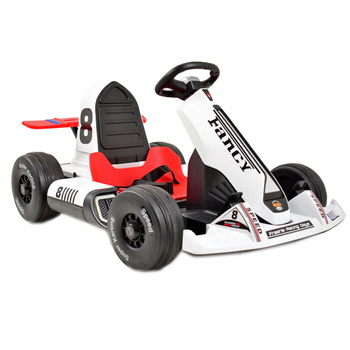 SZYBKI GOKART FANCY NA AKUMULATOR 12V, REGULOWANA  - ROZSUWANA RAMA,  SUPER ZABAWA\BDQ-8