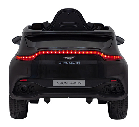 Aston Martin DBX na akumulator dla dzieci Czarny + Pilot + EVA + Pasy + Wolny Start + Audio LED