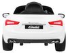 Maserati Ghibli na akumulator dla dzieci Biały + Pilot + Wolny Start + EVA + MP3 USB + LED