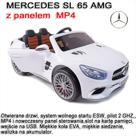 MERCEDES SL65 AMG PILOT, WOLNY START, WALIZKA DO AKUMULATORA ,  MP4 /XMX602