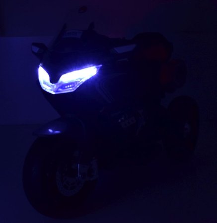 MEGA MOTOR  TURYSTYCZNY  NA AKUMULATOR  LAKIER, ŚWIATŁA/ HLW1688
