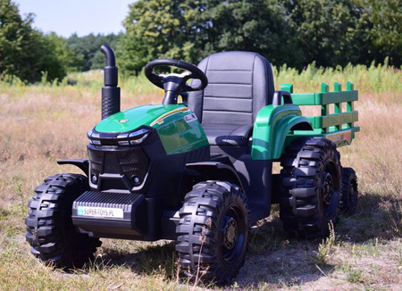 MEGA TRAKTOR AGRICULTURE Z PRZYCZEPĄ 2X200, 24V, SZYBKI SUPER JAKOSĆ/JC000B