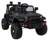 Autko Jeep Dark Night na akumulator dla dzieci Czarny + Wolny Start + EVA + Audio LED