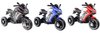 DUŻY MOTOR ŚCIGACZ  STRONG 2 EXCLUSIVE, ŚWIECĄCE KOŁA, 3 KOŁOWY/HT6188