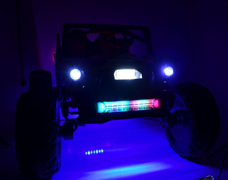 MEGA BUGGY  DLA 2 DZIECI, 4 SILNIKI ( 310 W), 24V, MIĘKKIE  SIEDZENIE, MIĘKKIE KOŁA, WALIZKA NA AKUMULATOR,/SX-2139