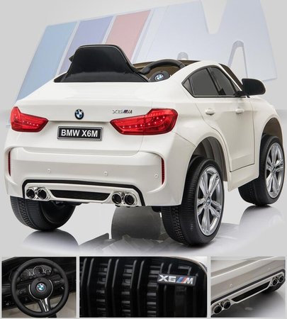 ORYGINALNE BMW X6M   W NAJLEPSZEJ WERSJI, MIĘKKIE SIEDZENIE, PILOT 2.4 GHZ/ 2199