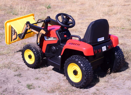 Super traktor BLOW - na akumulator z łyżką, miękkie koła, miękkie siedzenie, pilot/XMX611-DIGGER