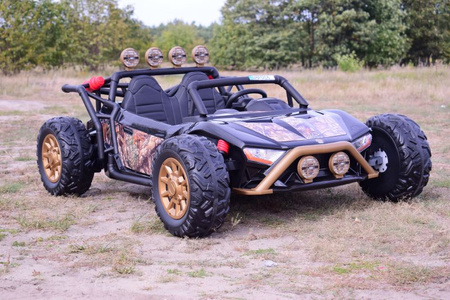 MEGA BUGGY BEAST  DLA 2 DZIECI, 400 WAT, 24V, MIĘKKIE  SIEDZENIE, MIĘKKIE KOŁA, WALIZKA NA AKUMULATOR,/JS3168