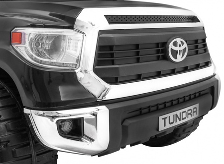 Toyota Tundra XXL dla dzieci Czarny + Pilot + Bagażnik + LED + Audio + EVA + Wolny Start