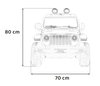 Jeep Wrangler Rubicon na akumulator dla dzieci Zielony + Pilot + Radio MP3 LED + Koła EVA