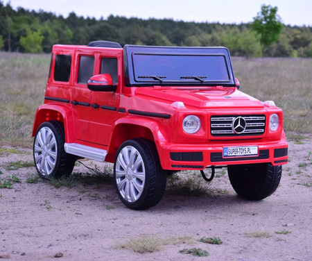 MERCEDES G500 NA AKUMULATOR  MIĘKKIE KOŁA EVA, MIĘKKIE SIEDZENIE, LAKIEROWANY FULL OPCJA/JJ2077