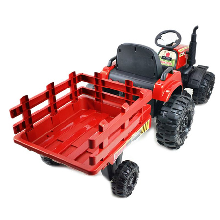 MEGA TRAKTOR AGRICULTURE Z PRZYCZEPĄ 2X200, 24V, SZYBKI SUPER JAKOSĆ/JC000B