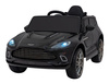 Aston Martin DBX na akumulator dla dzieci Czarny + Pilot + EVA + Pasy + Wolny Start + Audio LED